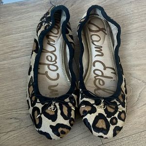 Sam Edelman Felicia Flat in Cheetah pattern - size 8